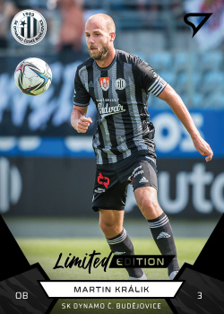 Martin Kralik Ceske Budejovice SportZoo FORTUNA:LIGA 2021/22 1. serie Black /19 #163